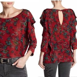 Free People Dock‎ Street Floral Top Size XS